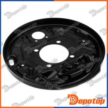 Déflecteur, disque de frein arrière gauche pour SMART | HTO-ME-045, 4504230105